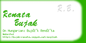 renata bujak business card